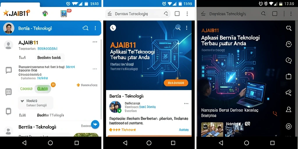 Tampilan antarmuka aplikasi AJAIB11 yang modern dan intuitif.