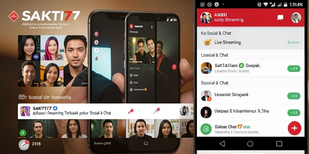 Antarmuka SAKTI77 saat Live Streaming dengan interaksi pengguna yang aktif.