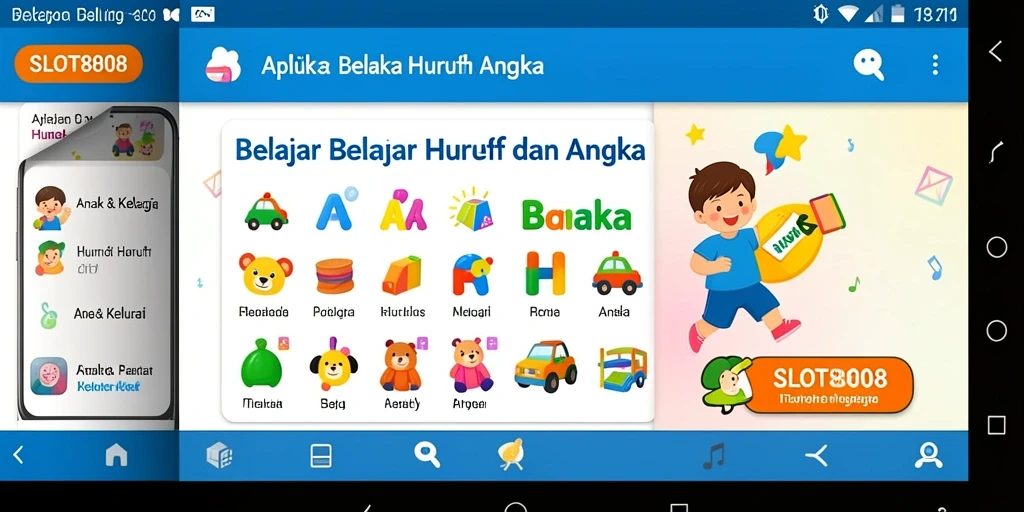 Tampilan antarmuka SLOT8808 yang edukatif dan interaktif.