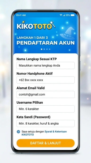 Buat Akun Baru Kikototo dengan Mudah dan Cepat